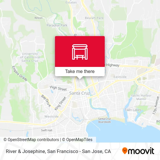 River & Josephine map