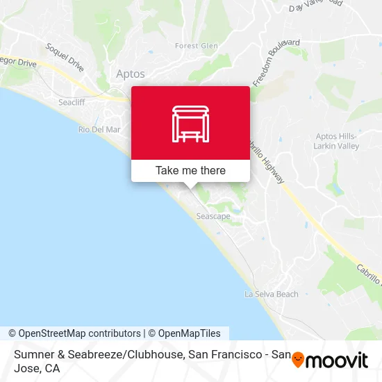 Sumner & Seabreeze/Clubhouse map