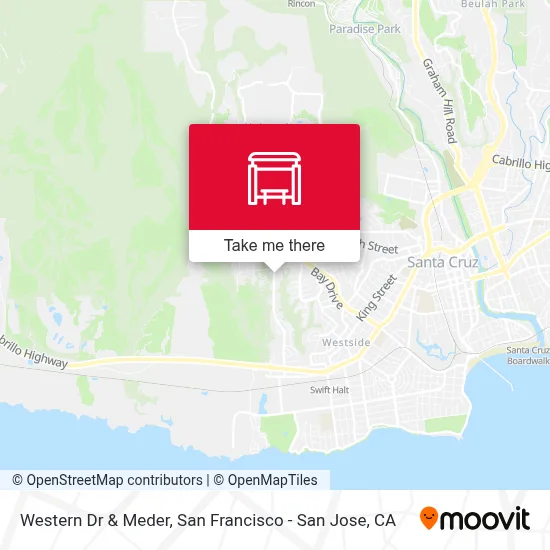 Western Dr & Meder map