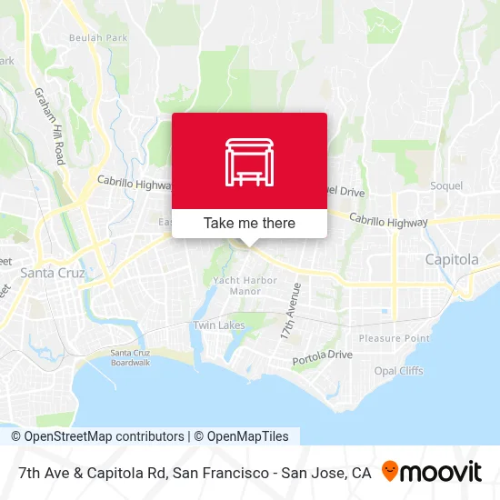 7th Ave & Capitola Rd map