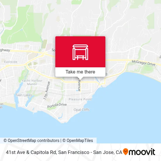 41st Ave & Capitola Rd map