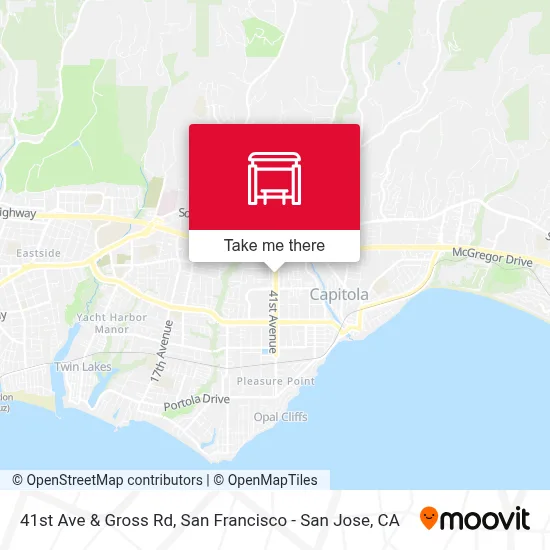41st Ave & Gross Rd map