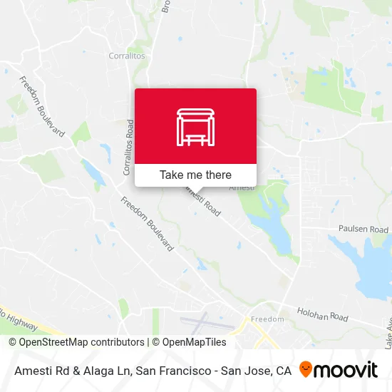 Amesti Rd & Alaga Ln map