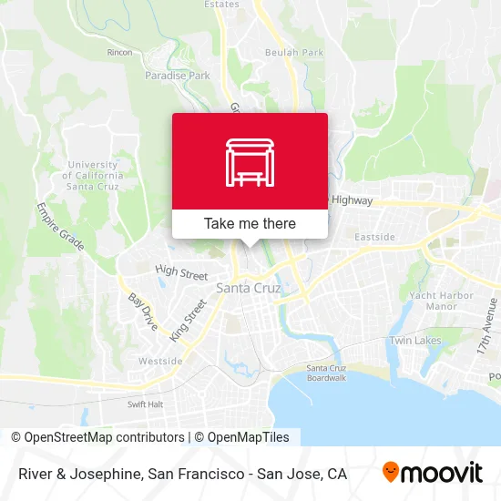 River & Josephine map