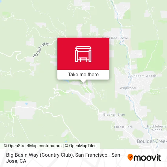 Big Basin Way (Country Club) map