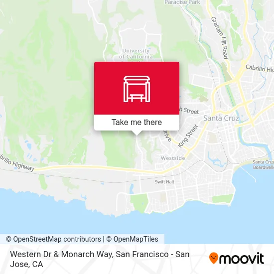 Western Dr & Monarch Way map