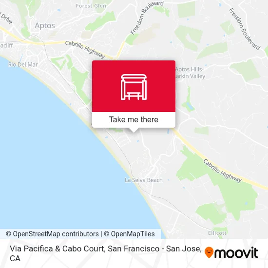 Via Pacifica & Cabo Court map