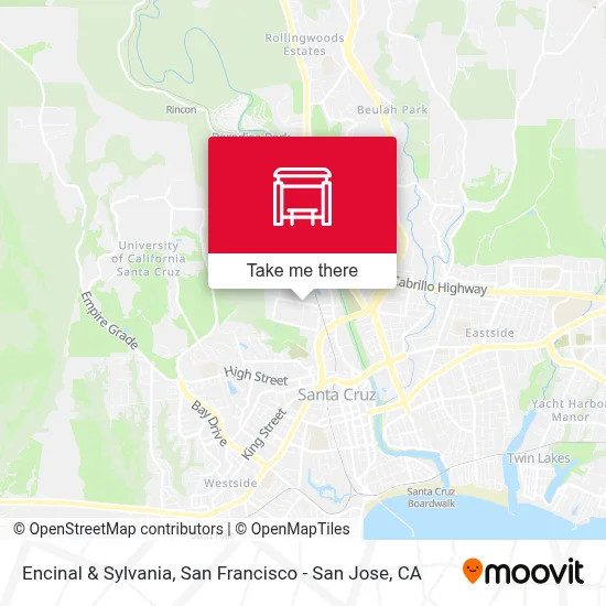 Encinal & Sylvania map