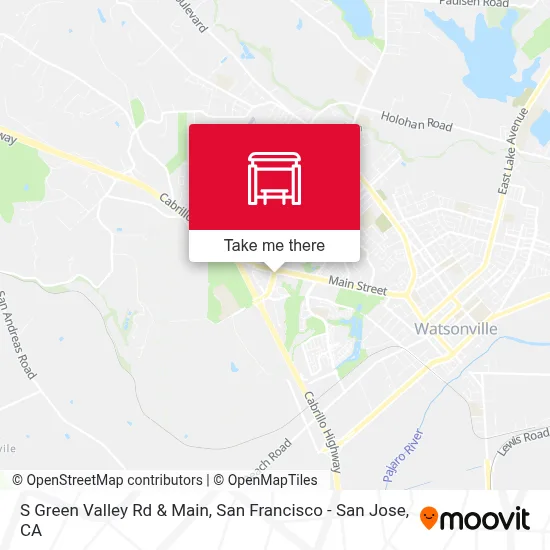 S Green Valley Rd & Main map