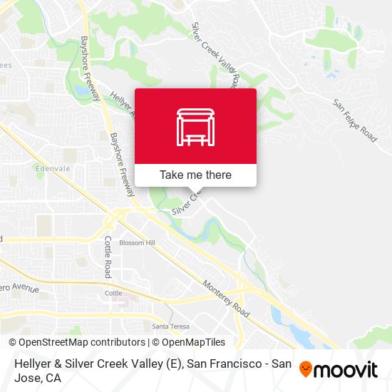 Hellyer & Silver Creek Valley (E) map