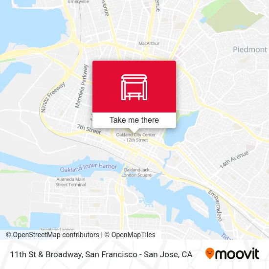 11th St & Broadway map