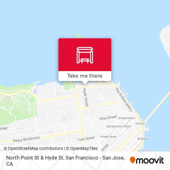 North Point St & Hyde St map