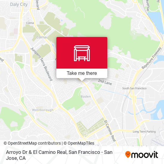 Arroyo Dr & El Camino Real map