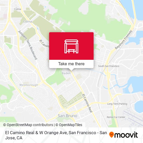Mapa de El Camino Real & W Orange Ave