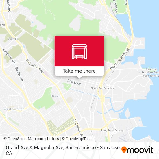 Grand Ave & Magnolia Ave map