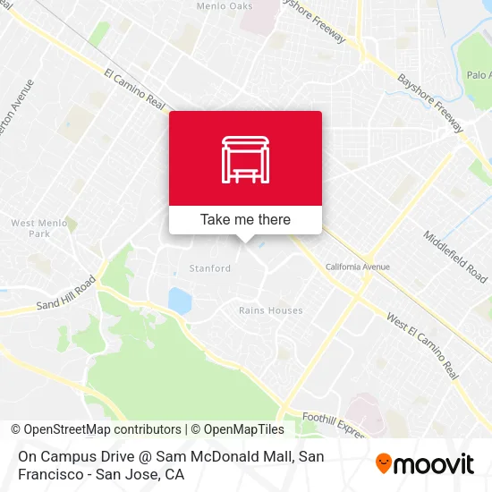 On Campus Drive @ Sam McDonald Mall map