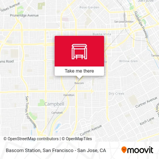 Mapa de Bascom Station