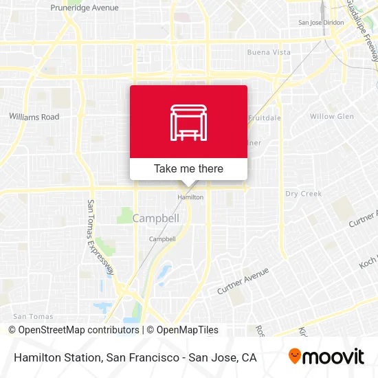 Mapa de Hamilton Station