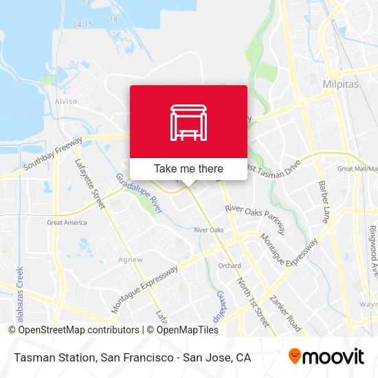 Mapa de Tasman Station