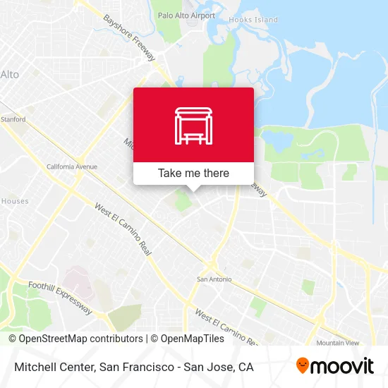Mitchell Center map