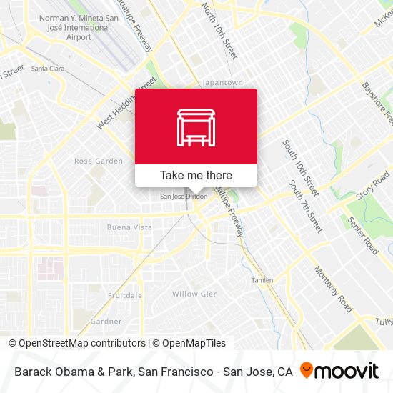 Barack Obama & Park map