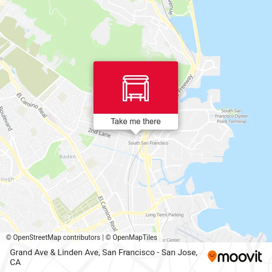 Mapa de Grand Ave & Linden Ave