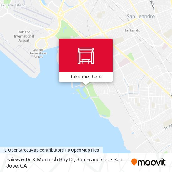 Fairway Dr & Monarch Bay Dr map