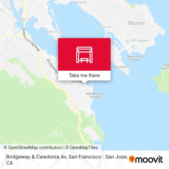 Bridgeway & Caledonia Av map