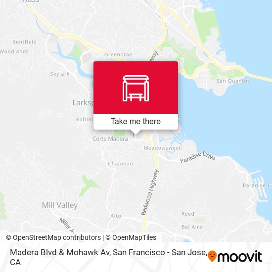 Madera Blvd & Mohawk Av map