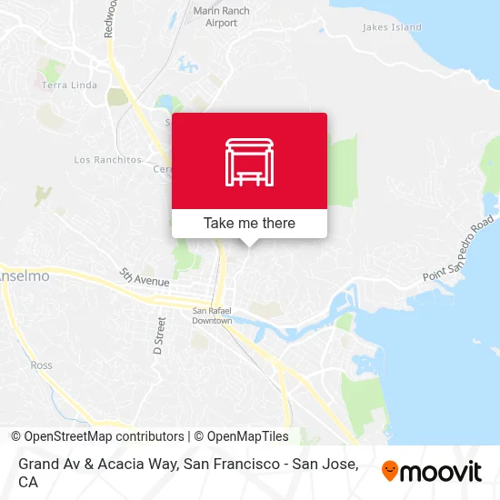 Grand Av & Acacia Way map