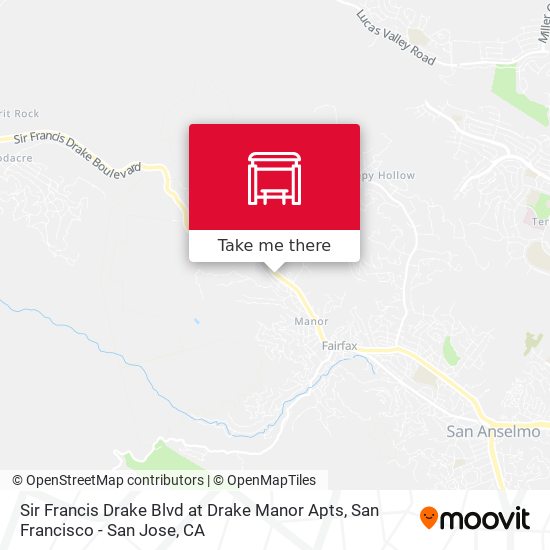 Mapa de Sir Francis Drake Blvd at Drake Manor Apts