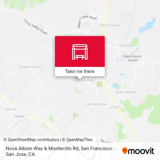 Nova Albion Way & Montecillo Rd map