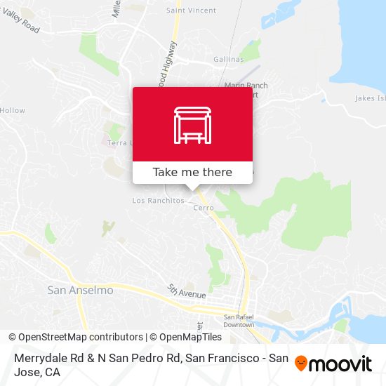 Merrydale Rd & N San Pedro Rd map