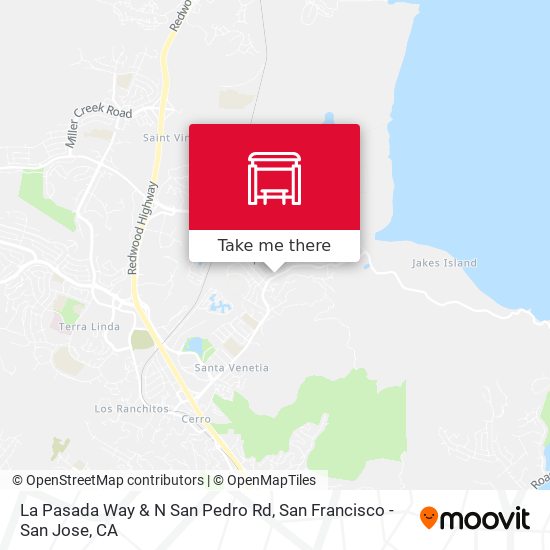 La Pasada Way & N San Pedro Rd map