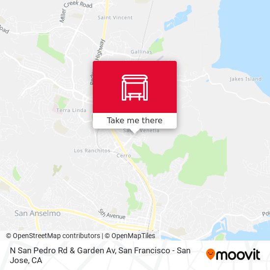 Mapa de N San Pedro Rd & Garden Av