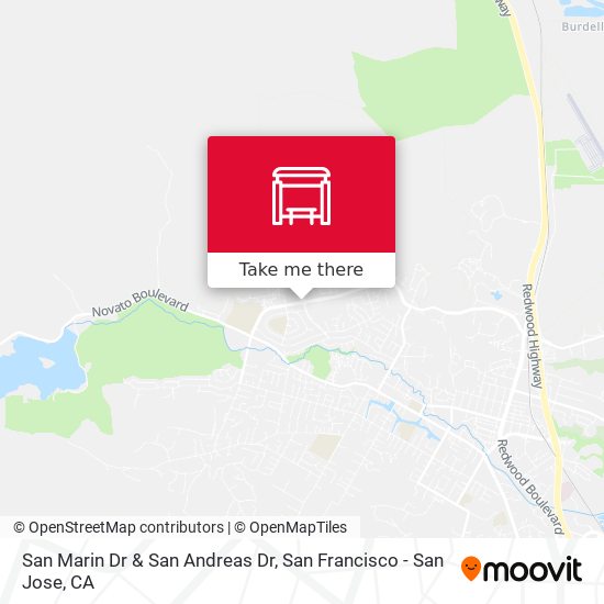 Mapa de San Marin Dr & San Andreas Dr