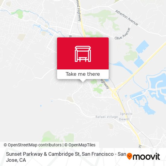 Sunset Parkway & Cambridge St map