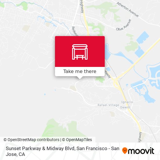 Mapa de Sunset Parkway & Midway Blvd