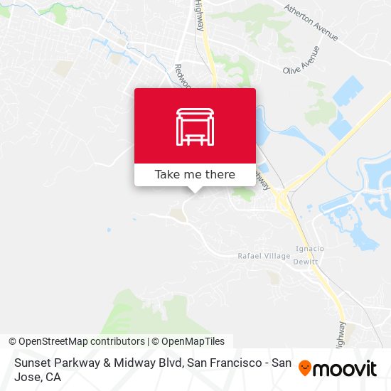 Mapa de Sunset Parkway & Midway Blvd