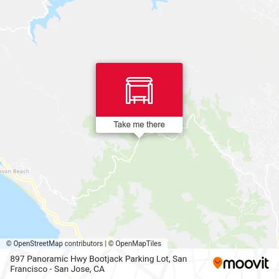 897 Panoramic Hwy Bootjack Parking Lot map