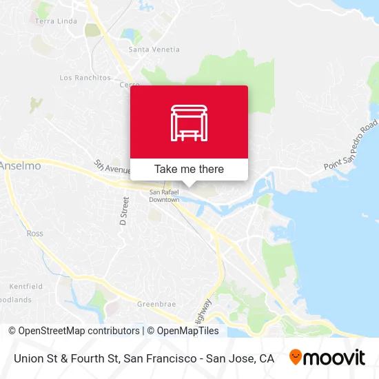 Union St & Fourth St map