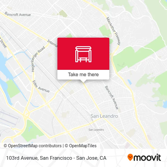 103rd Avenue map
