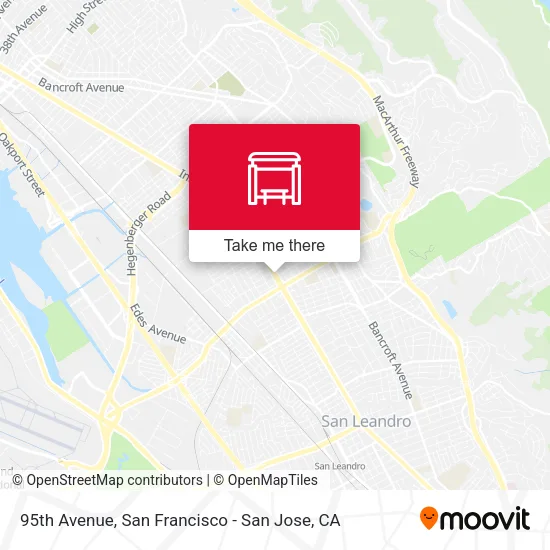 95th Avenue map