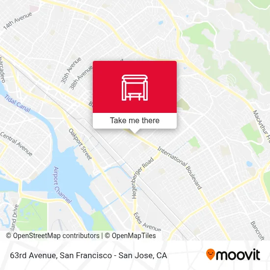 63rd Avenue map