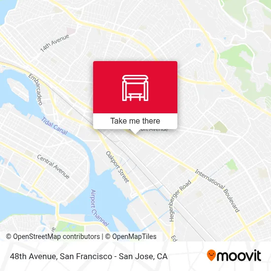 48th Avenue map