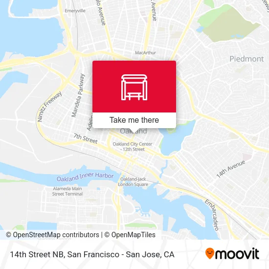 Mapa de 14th Street NB