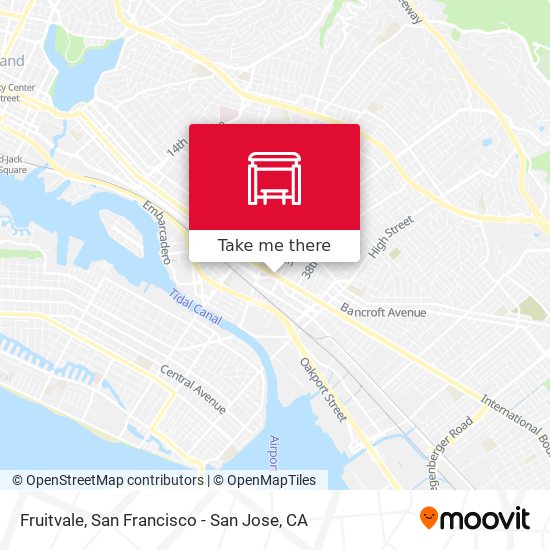 Fruitvale map