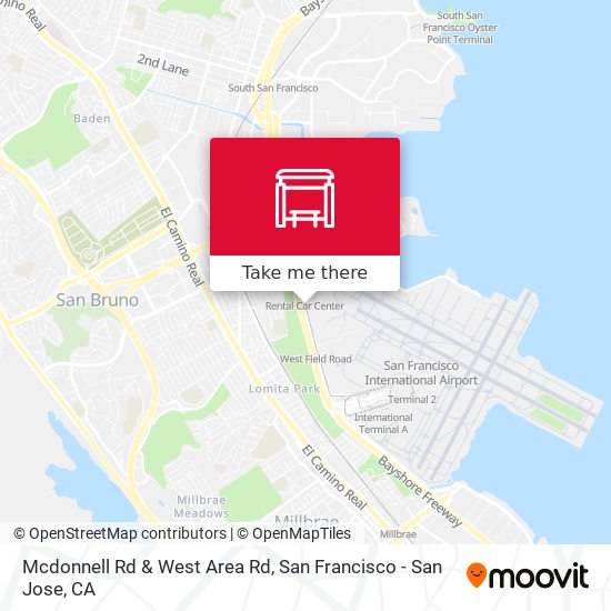 Mcdonnell Rd & West Area Rd map