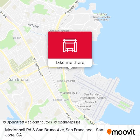 Mapa de Mcdonnell Rd & San Bruno Ave