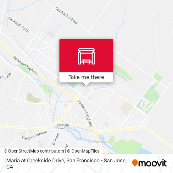 Maria at Creekside Drive map